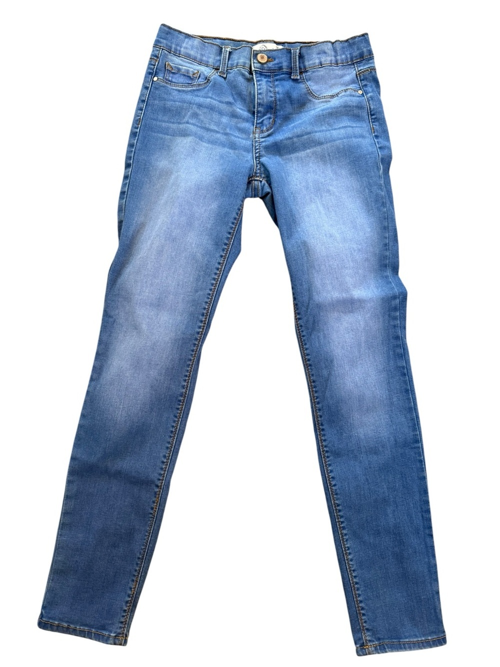 Girls Jordache super skinny stretchy denim jeans Size 16 EUC